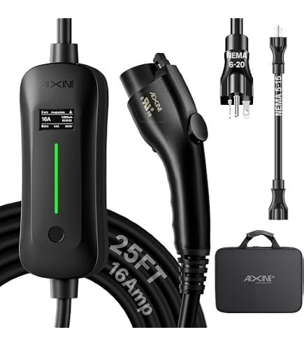 Amazon.com: MingQiEven Portable EV Charger, EV AC Charging Mode 2